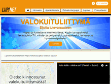 Tablet Screenshot of lupinet.fi